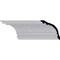 Ekena Millwork 6"H x 6"P x 8 3/8"F x 94 1/2"L Brightton Large Crown Moulding MLD06X06X08BR - alternate 1